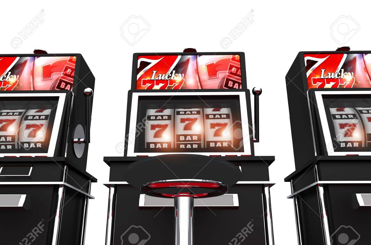 Isolated Slot Machines Tragaperras 3D