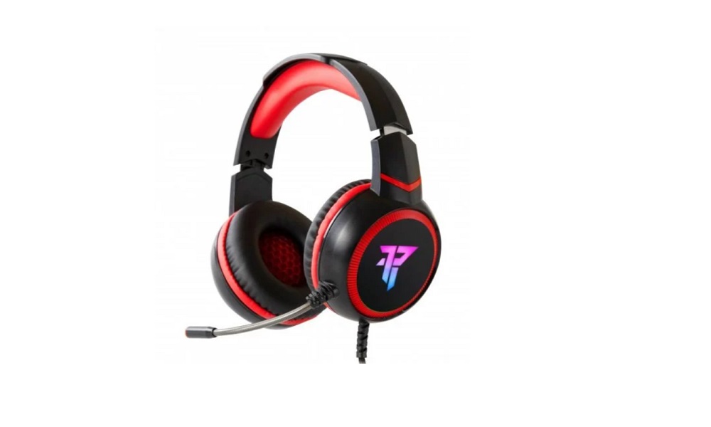 Auriculares Tempest gaming de color rojo