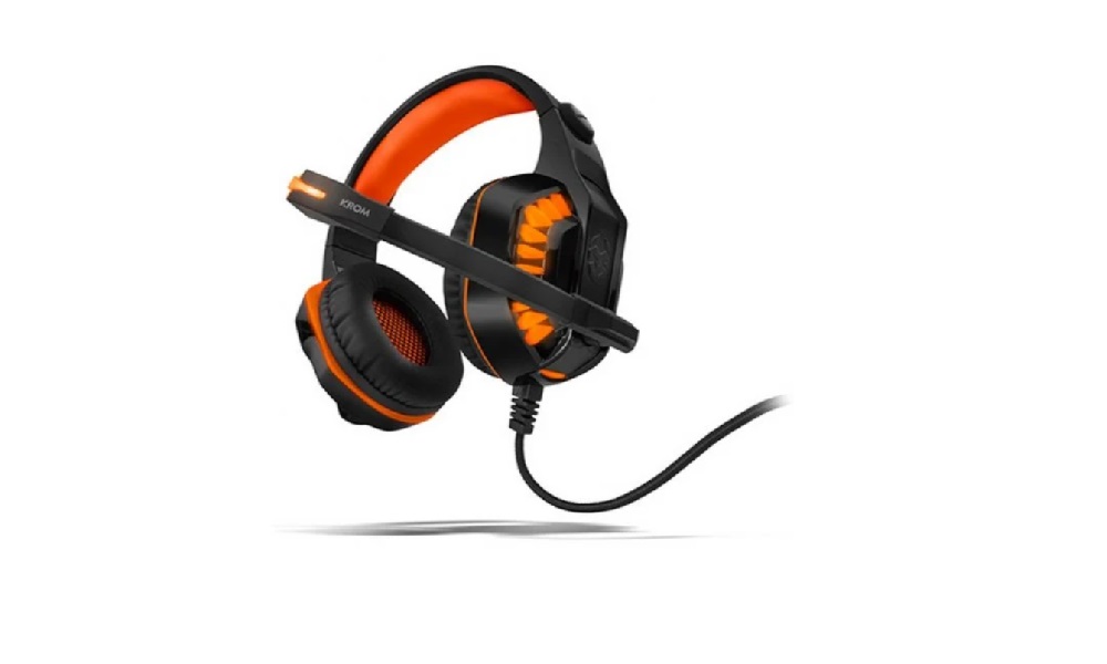 Cascos Krom Konor de color naranja