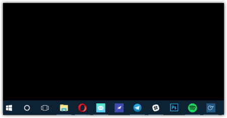 Barra De Tareas Con Icono De Cortana