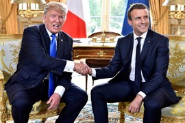 Trump y Macron acuerdan estrechar lazos en cuestiones de seguridad y resolución de conflictos