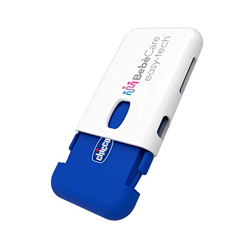 Chicco Bebècare Easy-Tech Sistema Universal Antiabandono para Silla de Coche para Bebé, con App Bluetooth, 3 Niveles de Alarma, Alarmas Inteligente - Blanco/Azul