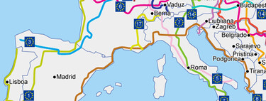 Todas las capitales europeas están unidas por la red ciclista del continente, EuroVelo. Todas menos Madrid