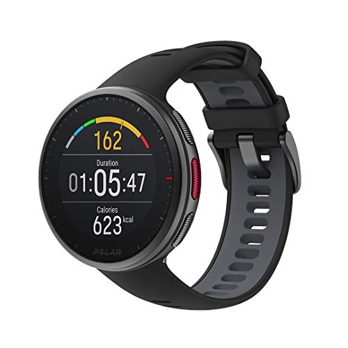 Polar Vantage V2 - Premium Multisport GPS Smartwatch, Registro de Frecuencia Cardíaca en la muñeca para Running, Natación, Ciclismo, Reloj inteligente, Controles de Música, Predicción Meteorológica