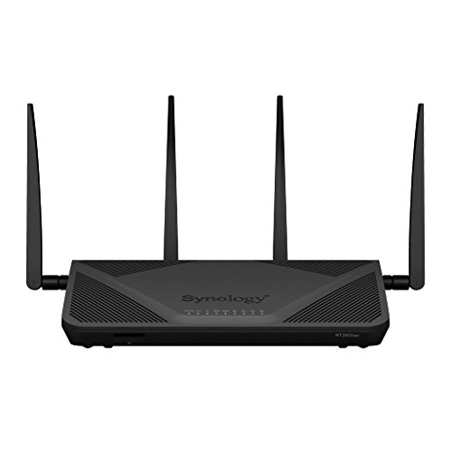 Synology - Rt2600ac 4 Port Router 1xwan, 4xlan, 2600mbps, rt2600ac (1xwan, 4xlan, 2600mbps Router Manager (SRM))