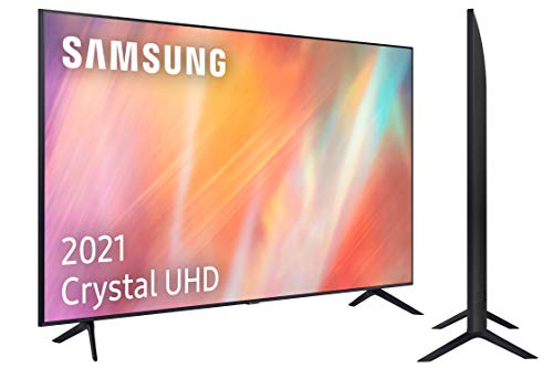 Samsung 4K UHD 2021 75AU7105 - Smart TV de 75" con Resolución Crystal UHD, Procesador Crystal UHD, HDR10+, PurColor, Contrast Enhancer y Alexa Integrada