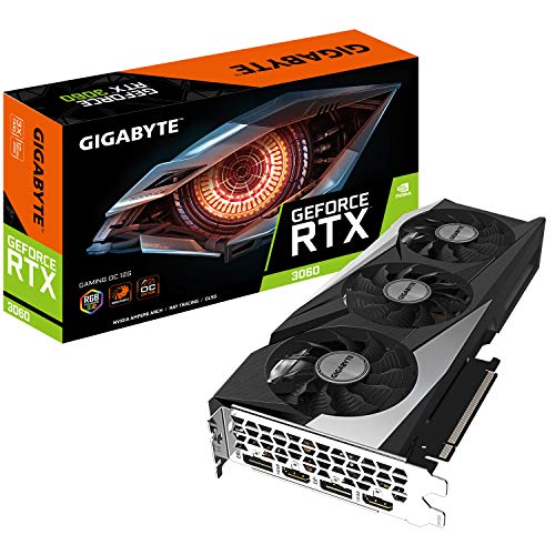 Gigabyte Technology GeForce RTX 3060 Gaming OC 12G NVIDIA 12 GB GDDR6