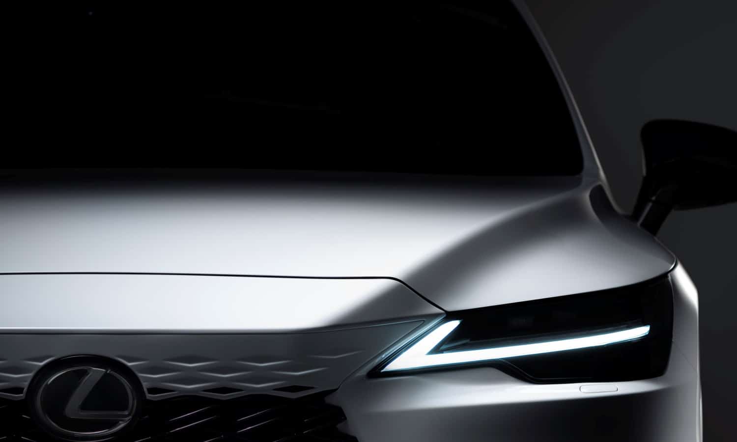 Lexus RX teaser image ext front design