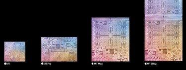 El brutal procesador M1 Ultra de Apple frente a los demás chips de la familia