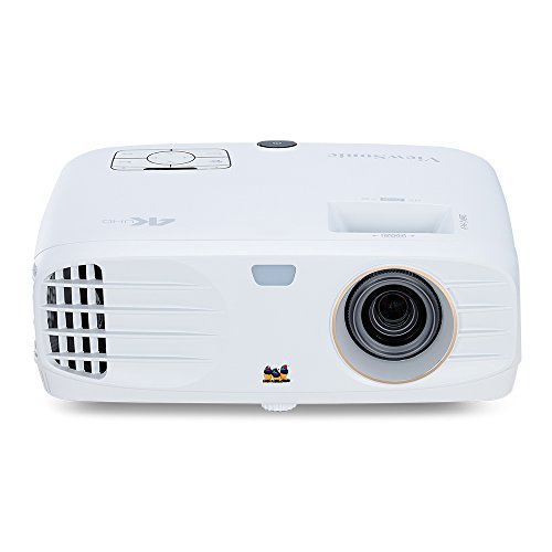 ViewSonic PX701-4K Proyector Cine en casa 4K UHD (3500 lúmenes, HDMI, HDR, Altavoces)- Blanco