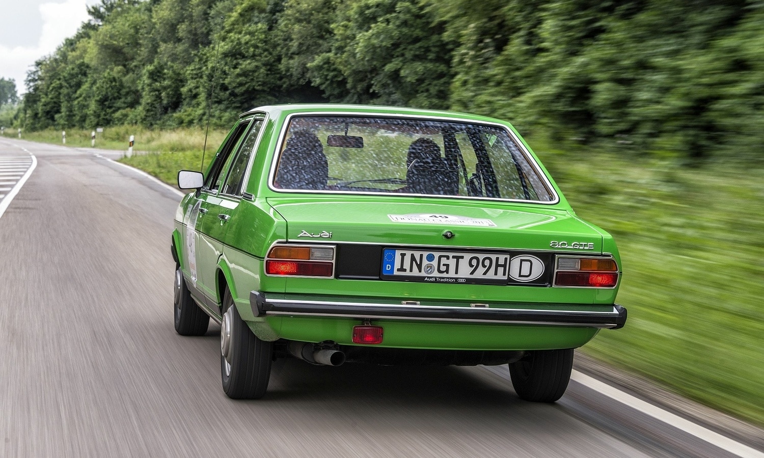 Audi captures the zeitgeist with this car. First Audi 80 unveiled 50 years ago