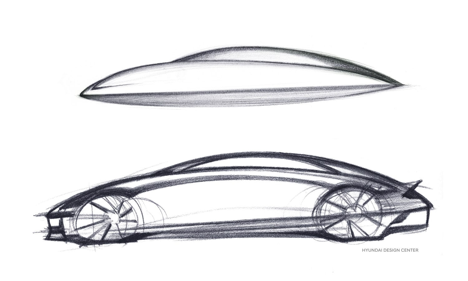 Hyundai Motor’s Ioniq 6 Teased in Concept Sketch