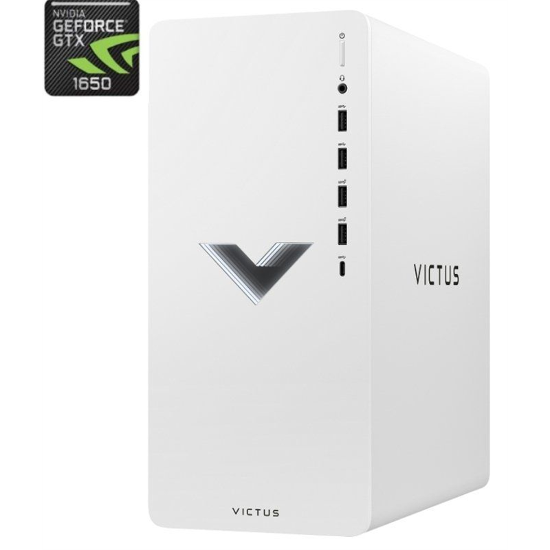 PC gaming - HP Victus 15L TG02-0015NS, AMD Ryzen™ 5 5600G, 16GB RAM, 512GB SSD, GeForce® GTX 1650, Sin sistema operativo, Plata