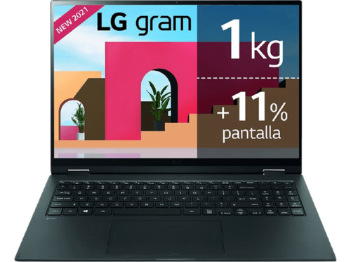 Portátil - LG Gram 16Z90P-G.AA78B, 16 i7-1165G7, 16GB RAM, 512GB SSD, Iris®  W10