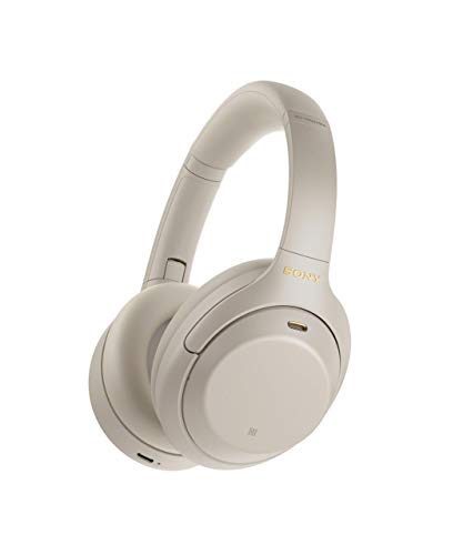 Sony WH1000XM4 - Auriculares inalámbricos Noise Cancelling (Bluetooth, optimizado para Alexa y Google Assistant, 30 h de batería, óptimo para trabajar en casa, micro para llamadas manos libres), plata