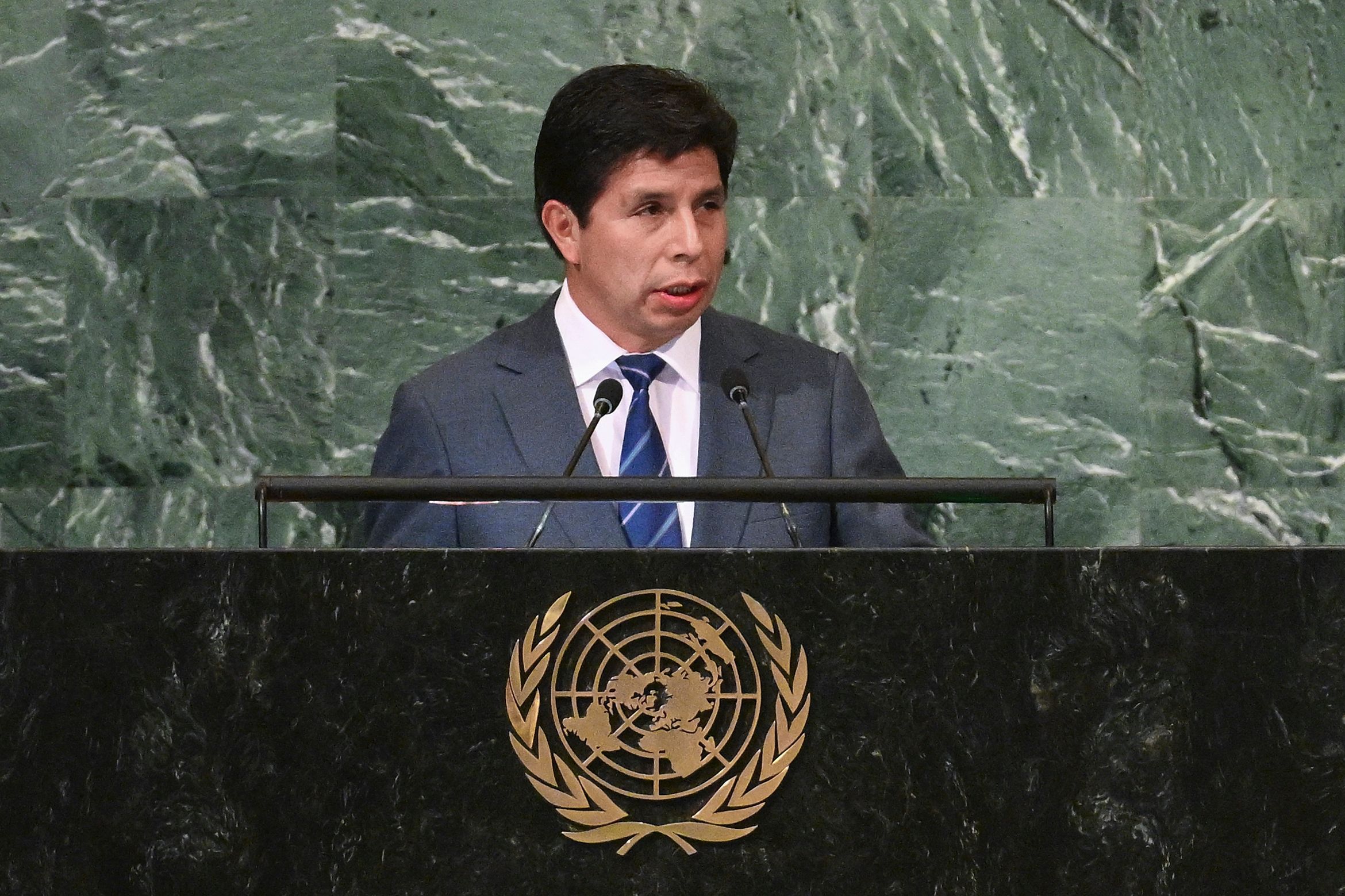 Pedro Castillo fue uno de los que reclamó negociaciones para poner fin al conflicto que está afectando al mundo entero.