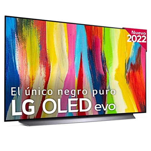 Televisor LG OLED48C24LA - Smart TV webOS22 48 Pulgadas (121 cm) 4K OLED EVO, Procesador Inteligente Potencia 4K a9 Gen 5 IA, Compatible formatos HDR, HDR Dolby Vision y Dolby Atmos, TV para Gaming