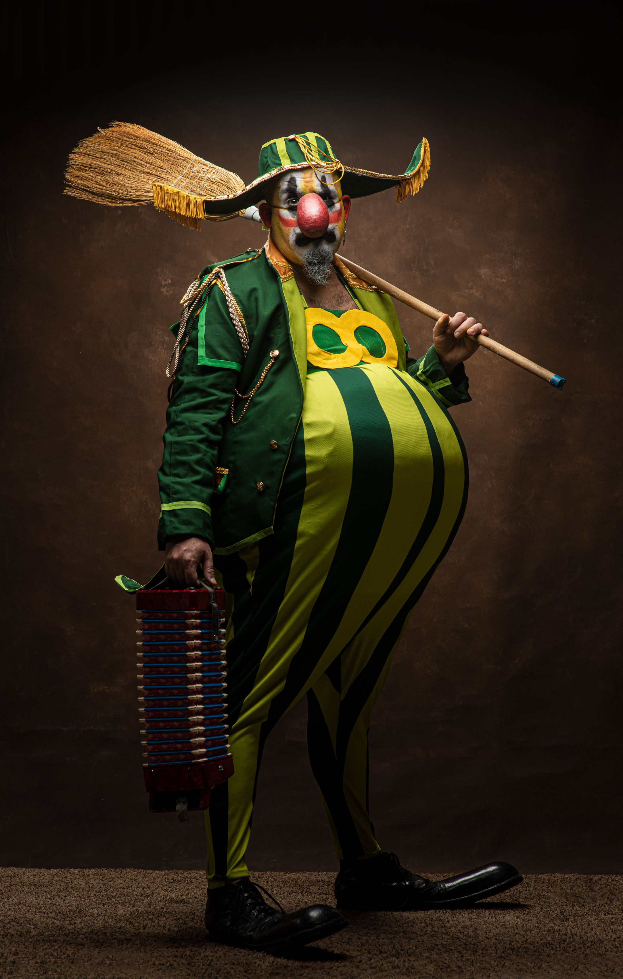 El 'clown' tico Pepe Picaporte es uno de los propulsores del evento 'Arroz con mango'.