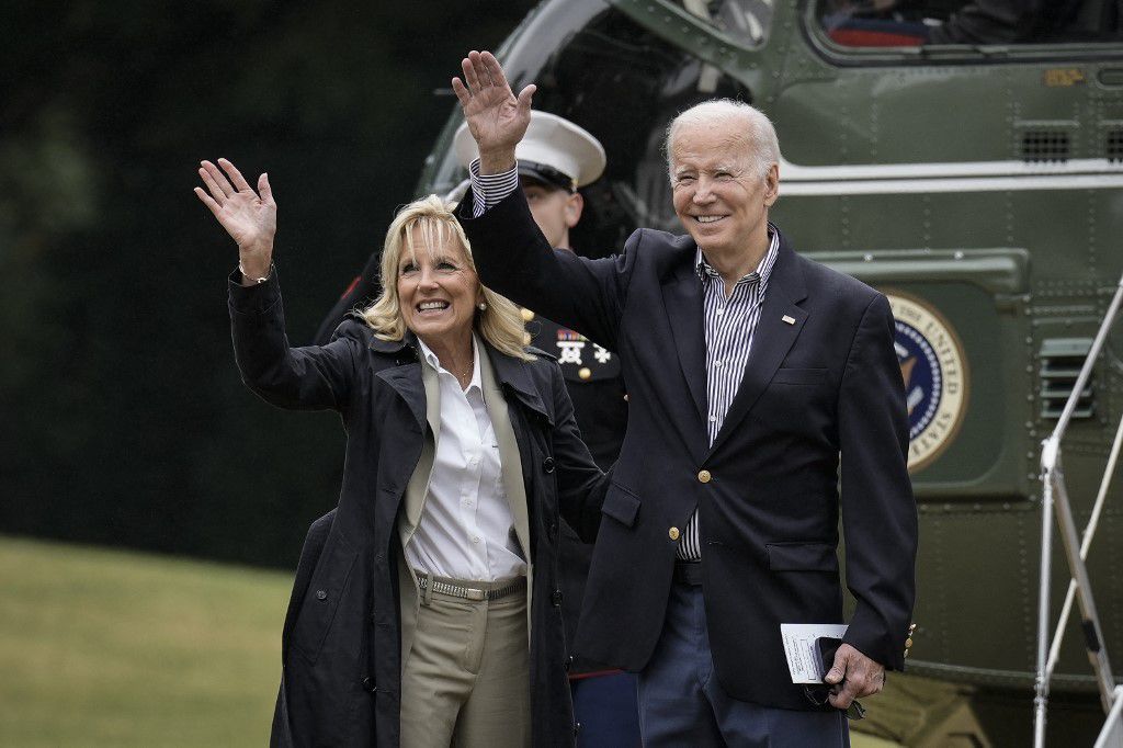 El presidente Joe Biden partió el miércoles junto a su esposa Jill rumbo a Florida. 