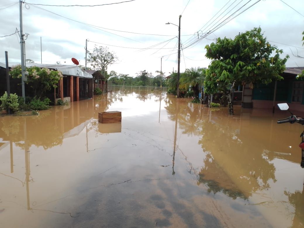 El cantón de Guatuso se vio afectado por las lluvias de este 30 de setiembre en la noche.