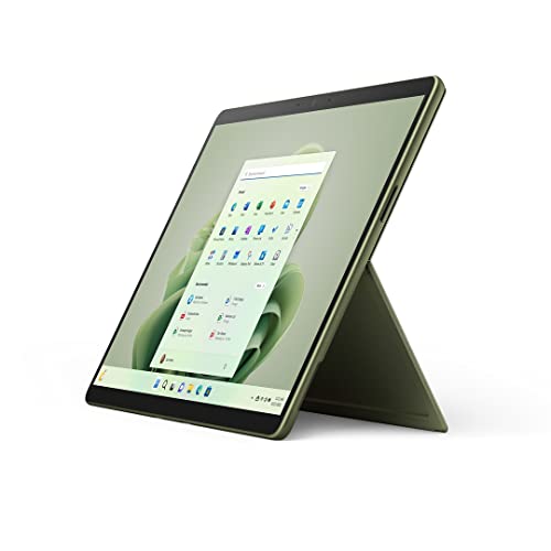 Microsoft Surface Pro 9 - Tablet 2 en 1 de 13" (Intel Core i5, 8 GB de RAM, 256 GB SSD, Win 11 Home), Color Verde Bosque