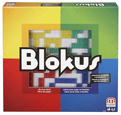Juego de Mesa Blokus - Fácil de Aprender - 21 Piezas de Color por Jugador - Entretenido - Estrategia y Desafíos - Para Toda la Familia - BJV44