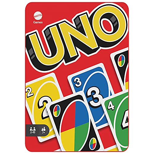 Mattel Games Juego de cartas UNO, Coleccionable, juego de mesa en lata para niños +7 años (Mattel HGB63), Exclusivo en Amazon