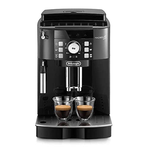 De'Longhi Magnifica S ECAM 21.117.B Máquina Espresso, 1450 W, 1.8 litros, 44 Decibeles, Madera, Negro