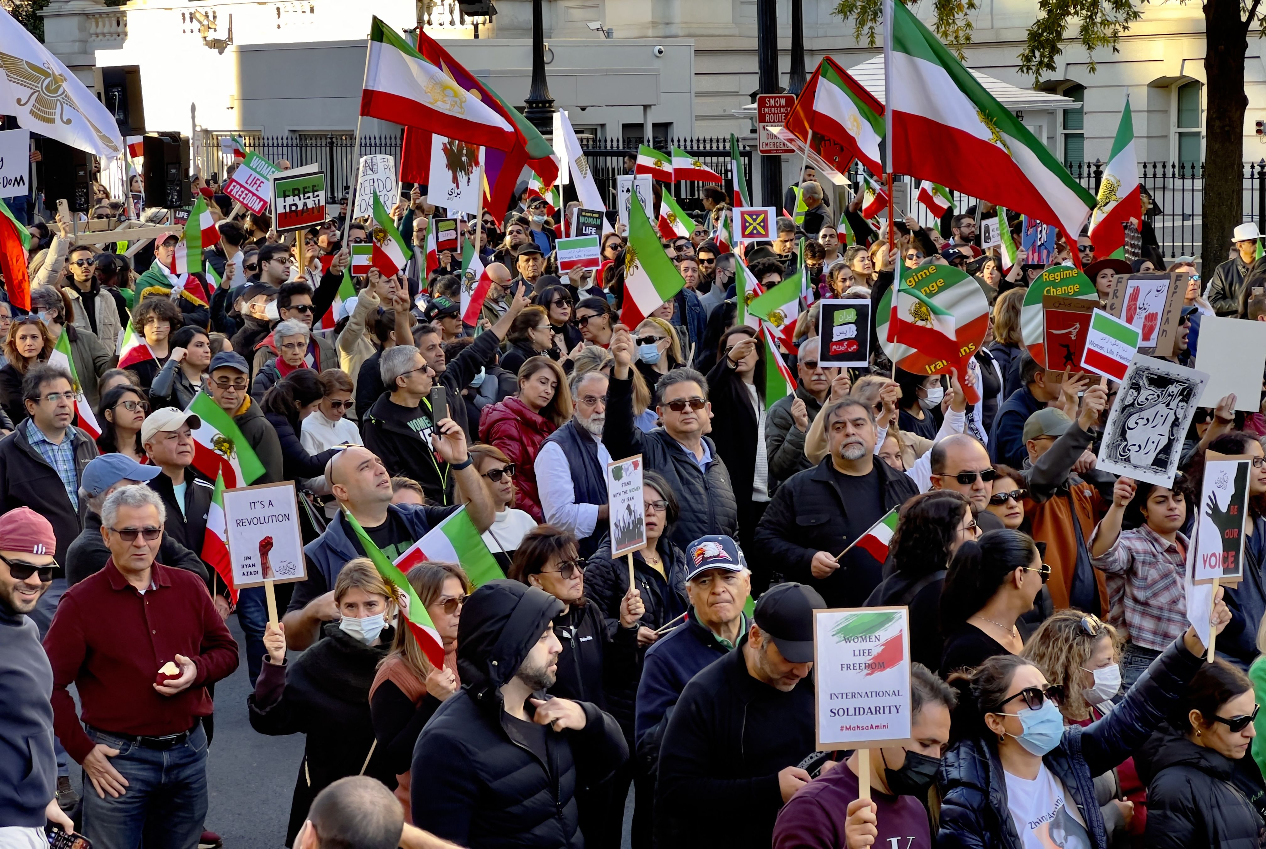 Irán sigue envuelto en protestas. Las autoridades locales señalan que Estados Unidos está detrás de esto. FOTO: