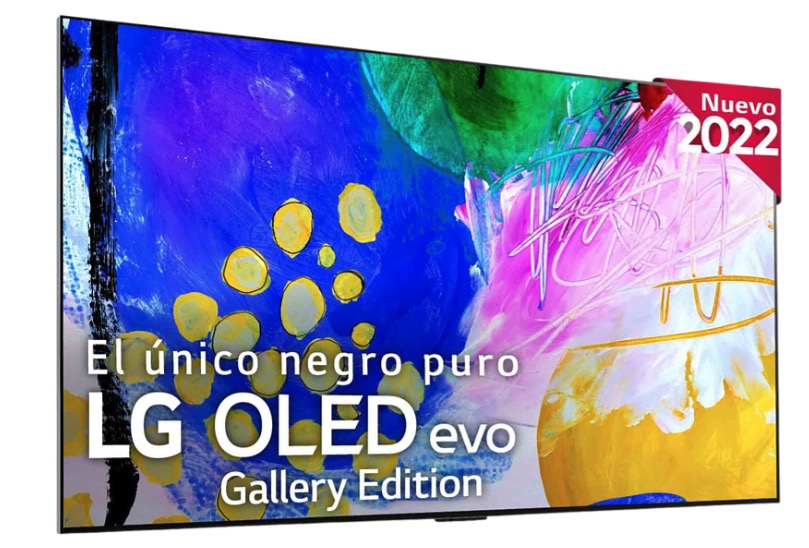 TV OLED 55" - LG OLED55G26LA, OLED 4K, Procesador α9 Gen5 AI Processor 4K, Smart TV, DVB-T2 (H.265), Negro