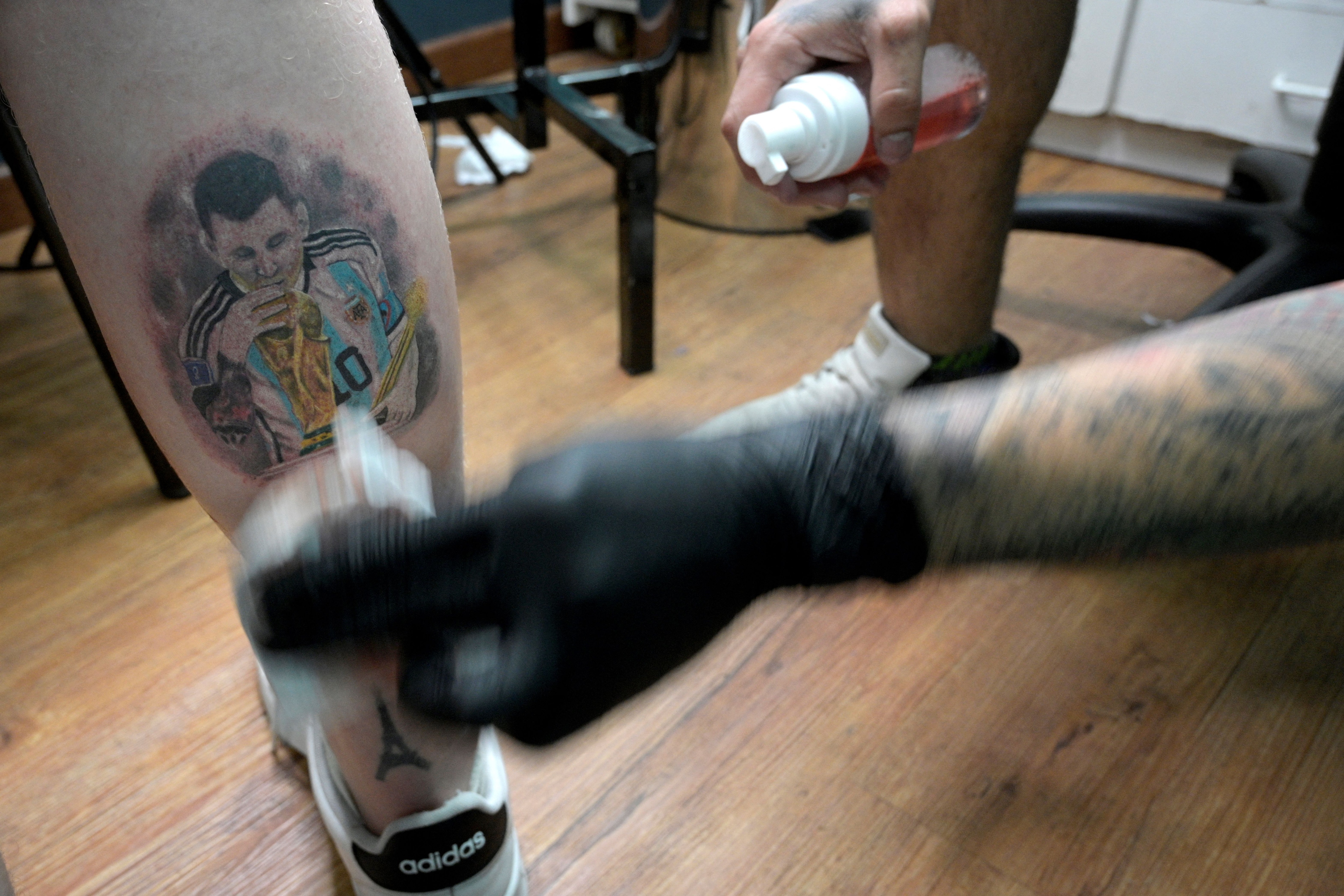 Uno de los tatuajes pedidos en Argentina tras ganar la Copa del Mundo