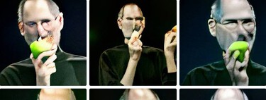 Le he pedido a DALL-E Mini mostrar a Steve Jobs comiéndose una manzana y he acabado de entender por qué esta IA es fundamental