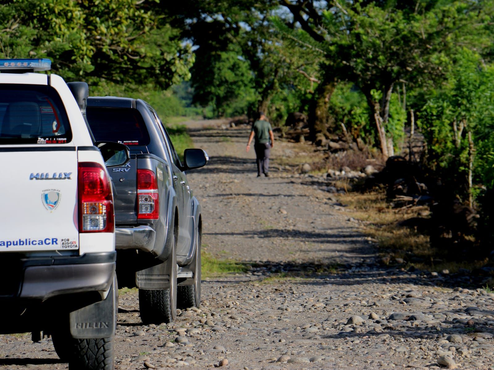 Las autoridades se encuentran custodiando la zona en busca de los sospechosos. Foto: Reiner Montero