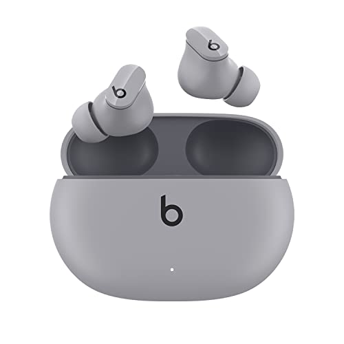 Beats Studio Buds – Auriculares intraurales Totalmente inalámbricos con cancelación del Ruido – Auriculares Bluetooth Resistentes al Sudor, compatibles con Apple y Android – Gris Luna