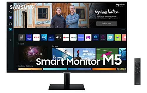 Samsung S27BM500 â€“ Monitor de 27" Full HD (1920 x 1080, VA, Smart TV, HDMI, Bluetooth, AirPlay, WiFi, Office 365, 16:9, 60Hz, Dex Inalámbrico, Altavoces Integrados, Hub IoT), negro