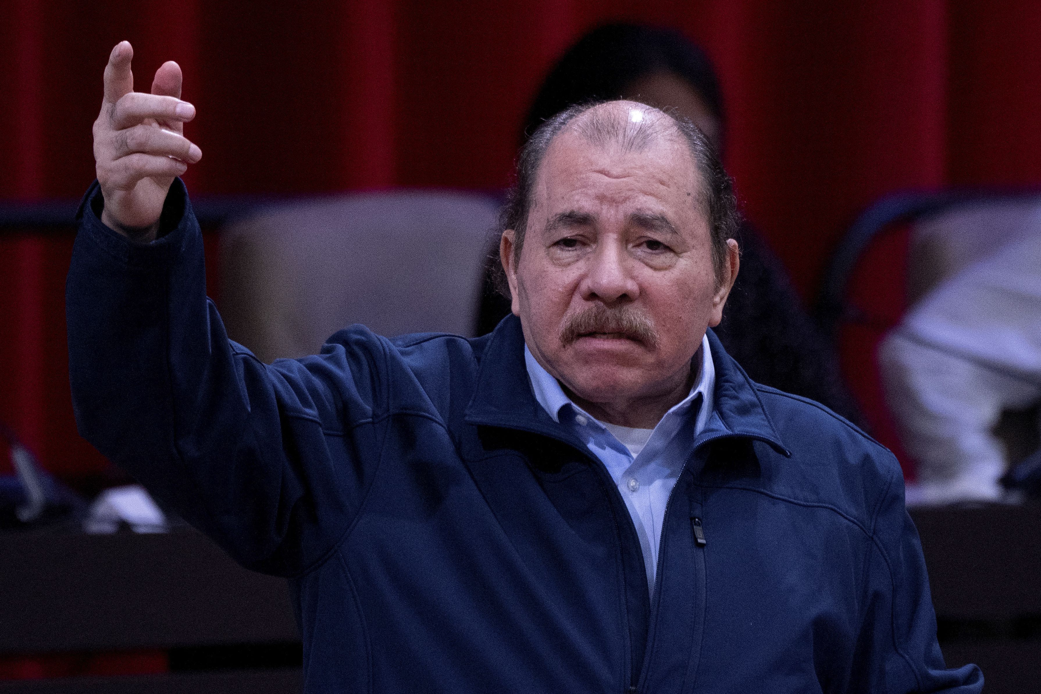 Daniel Ortega, presidente de Nicaragua, mantiene una postura muy fuerte ante la crítica de la Santa Sede. FOTO: