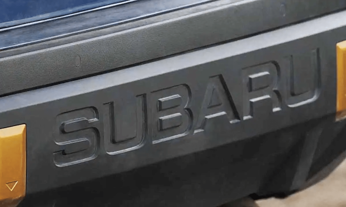 New Subaru Wilderness latest teaser rear-end