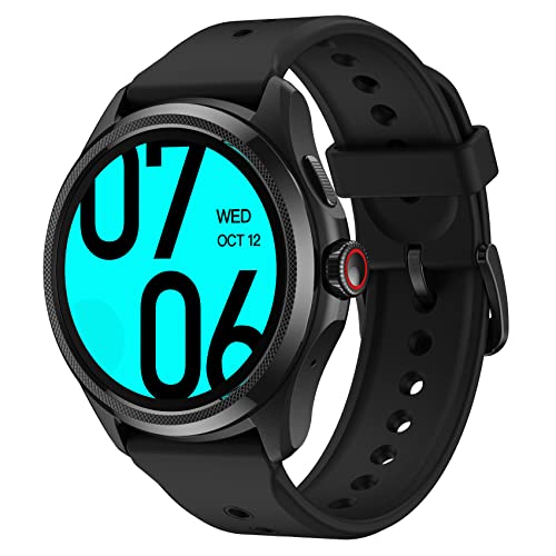 Ticwatch Pro 5 Android Smartwatch para Hombres Snapdragon W5+ Gen 1 Plataforma Wear OS Reloj Inteligente 80 Horas de duración de la batería Salud Fitness Seguimiento