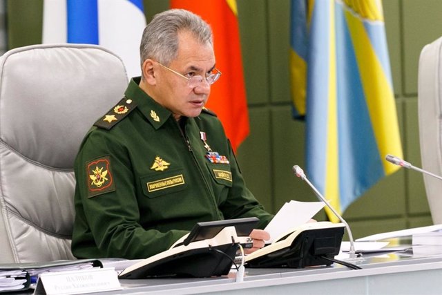 Archivo - El ministro de Defensa ruso, Sergei Shoigu