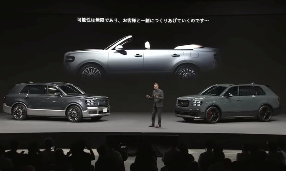 Toyota Century SUV Cabrio teaser