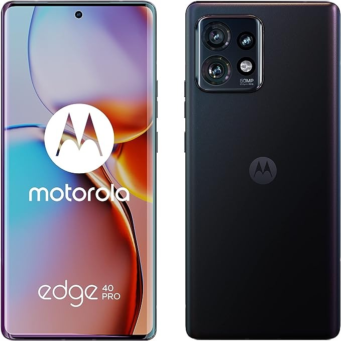 Motorola Edge 40 Pro, 5G, 12+256GB, Bateria 4600mAh, Camara 50MP, negro
