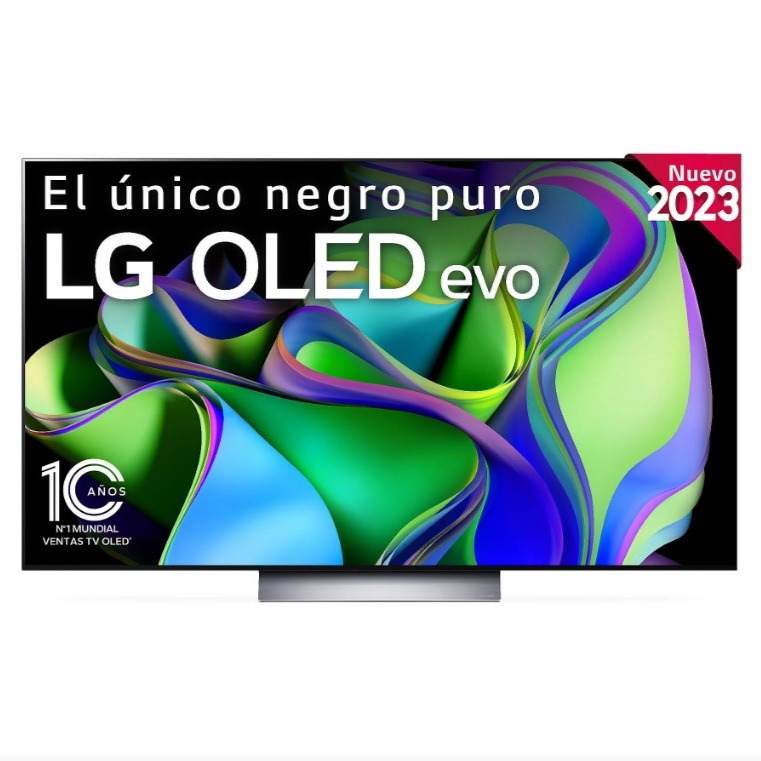 TV OLED 55" - LG OLED55C35LA, OLED 4K, Inteligente α9 4K Gen6, Smart TV, DVB-T2 (H.265)
