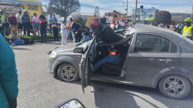 Accidente de tránsito en Chiquinquirá