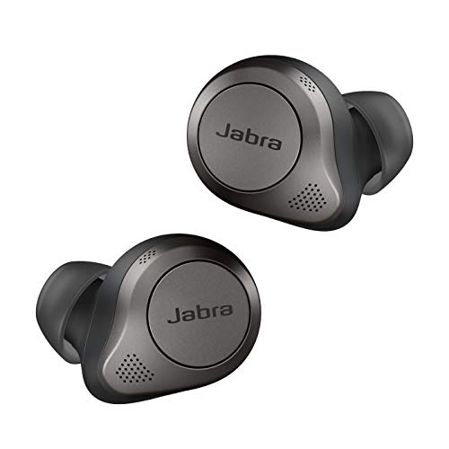 Jabra Elite 85t - Auriculares Inalámbricos True Wireless con cancelación activa de ruido avanzada, batería de larga duración y potentes altavoces - Estuche de carga inalámbrica - Negro titanio