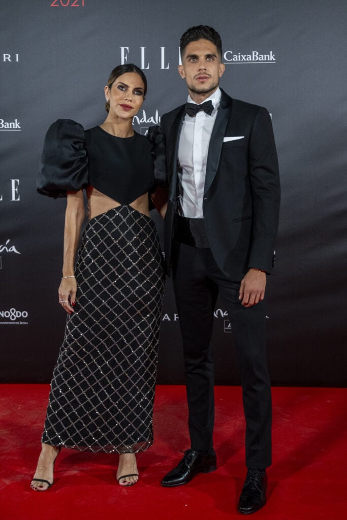 Marc Bartra y Melissa Jiménez en 2021