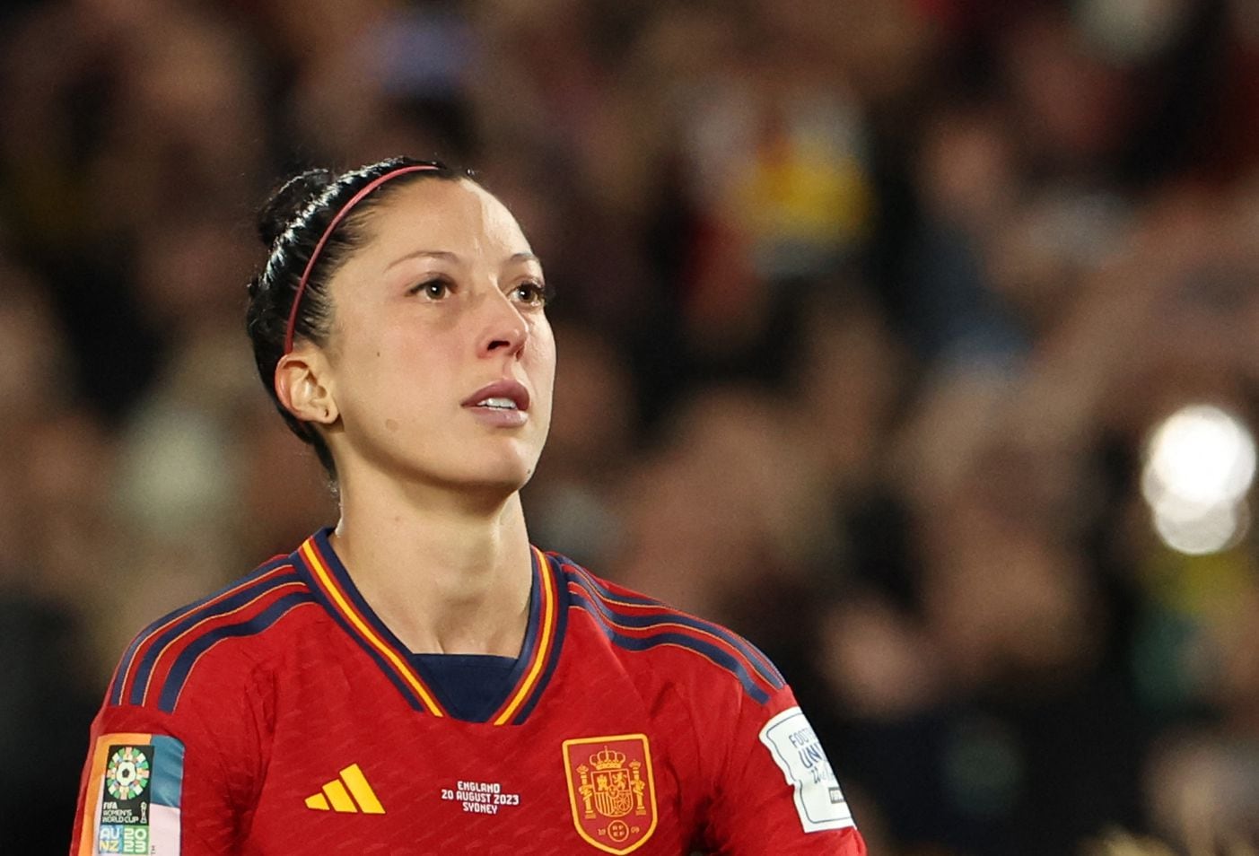 Jenni Hermoso, quien juega con el #10 en la selección de fútbol de España, presentó la denuncia en contra de Luis en setiembre del 2023, días después de la final del Mundial en Australia.